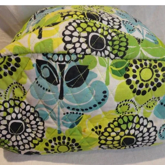 Vera Bradley Limes Up Qulited Laptop Travel Backpack - Picture 10 of 16